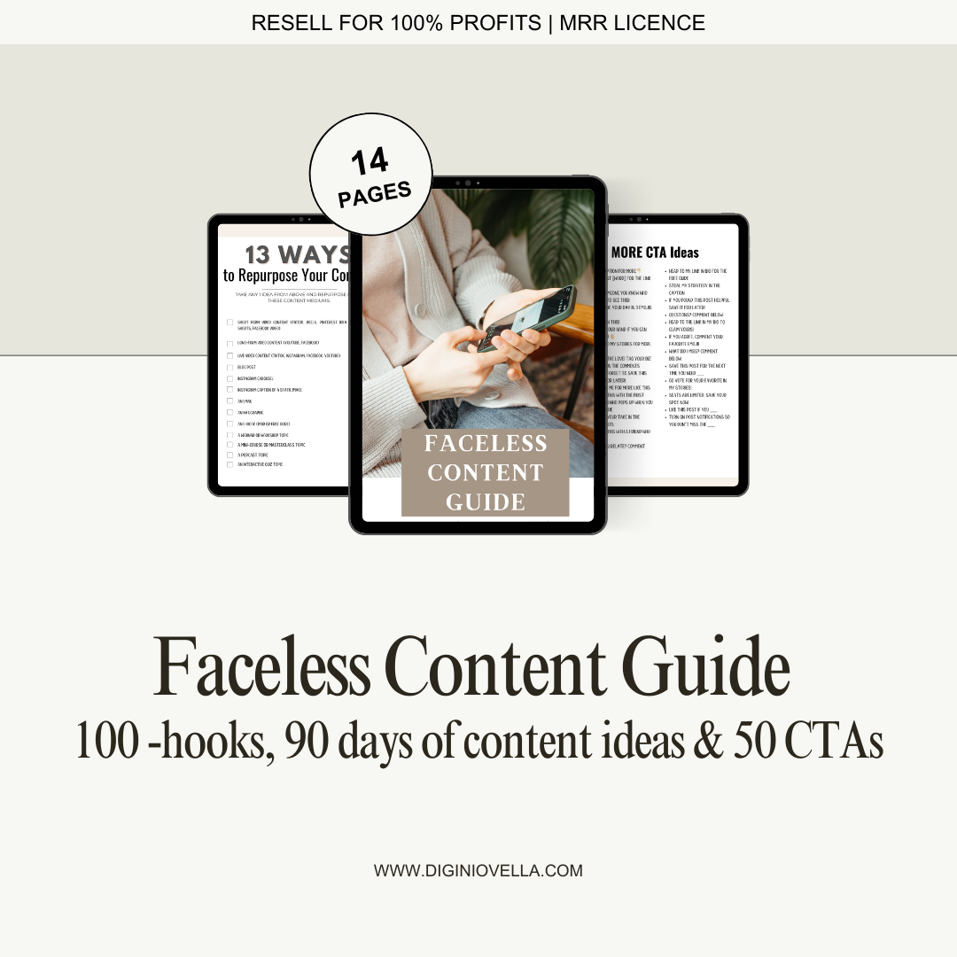 Faceless Content Guide (MRR)