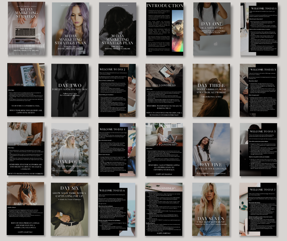 30 Day Marketing Strategy Growth Plan with MRR