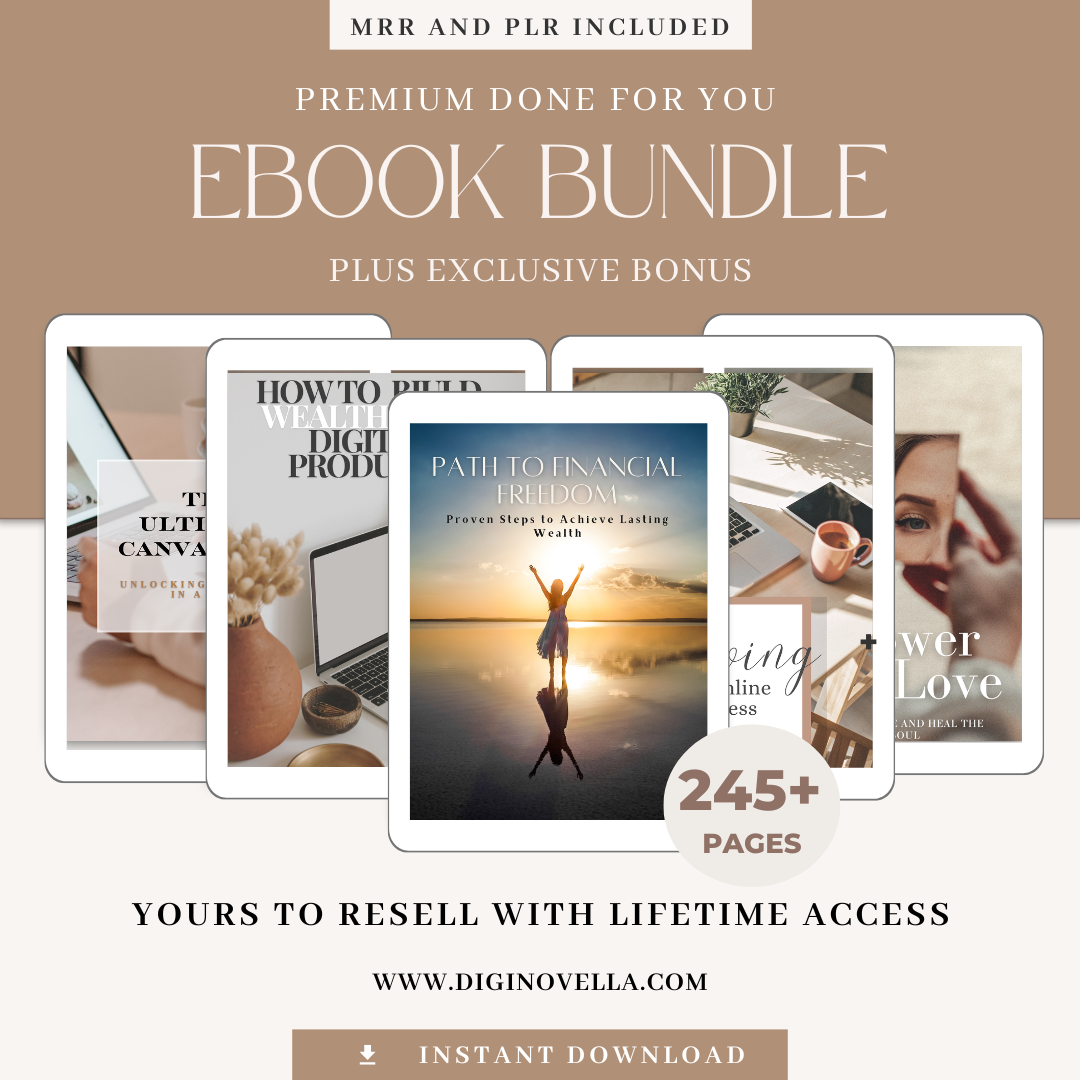 EBOOK BUNDLE PLUS EXCLUSIVE BONUS (MRR)