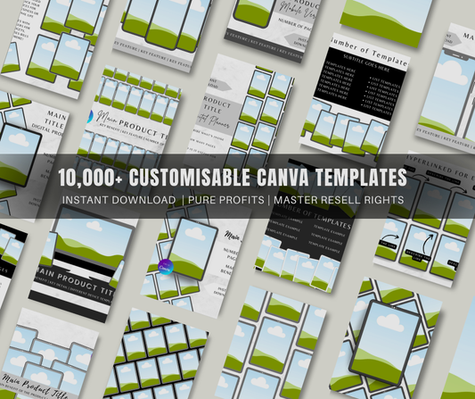 10,000+ Customizable Canva Templates with MRR