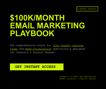 $100K Email Marketing Playbook (MRR)